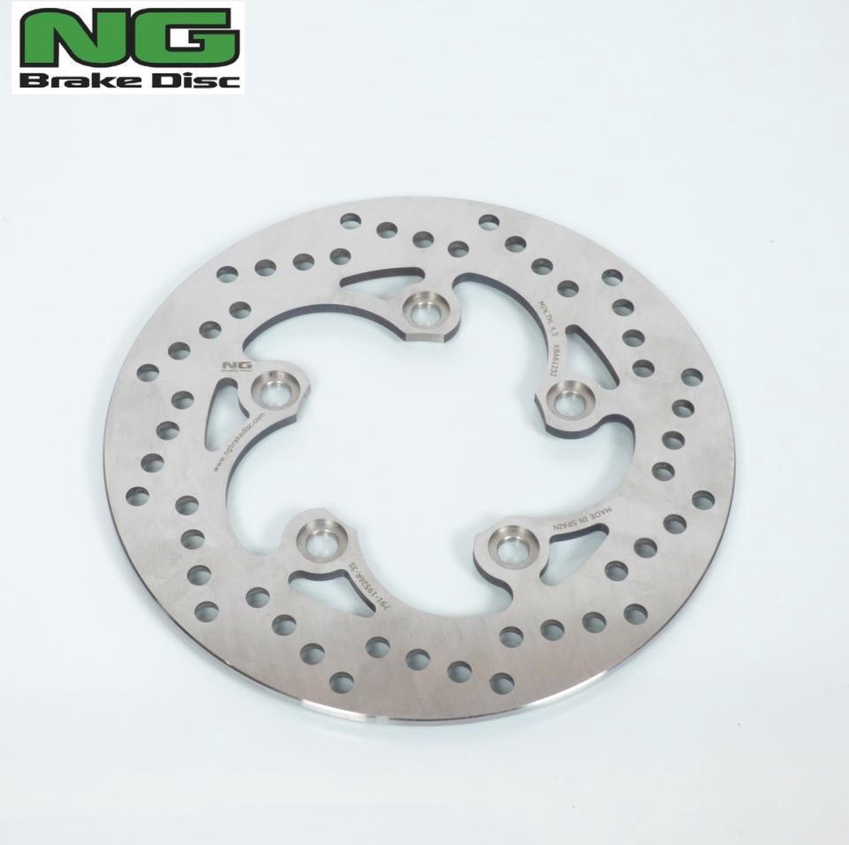 achterremschijf ng remmen voor suzuki 1000 gsx-r 2001 tot 2014 220x89x5mm / 791 / ar nieuw