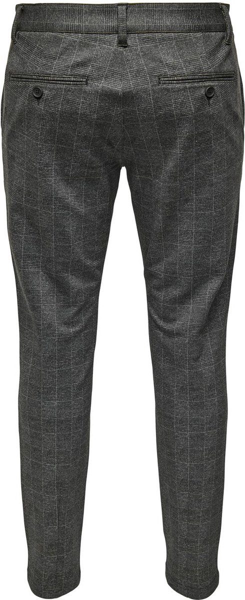 Only & Sons Broek Onsmark Check Pants Hy Gw 9887 Noos 22019887 Black Mannen Maat - W27 X L32