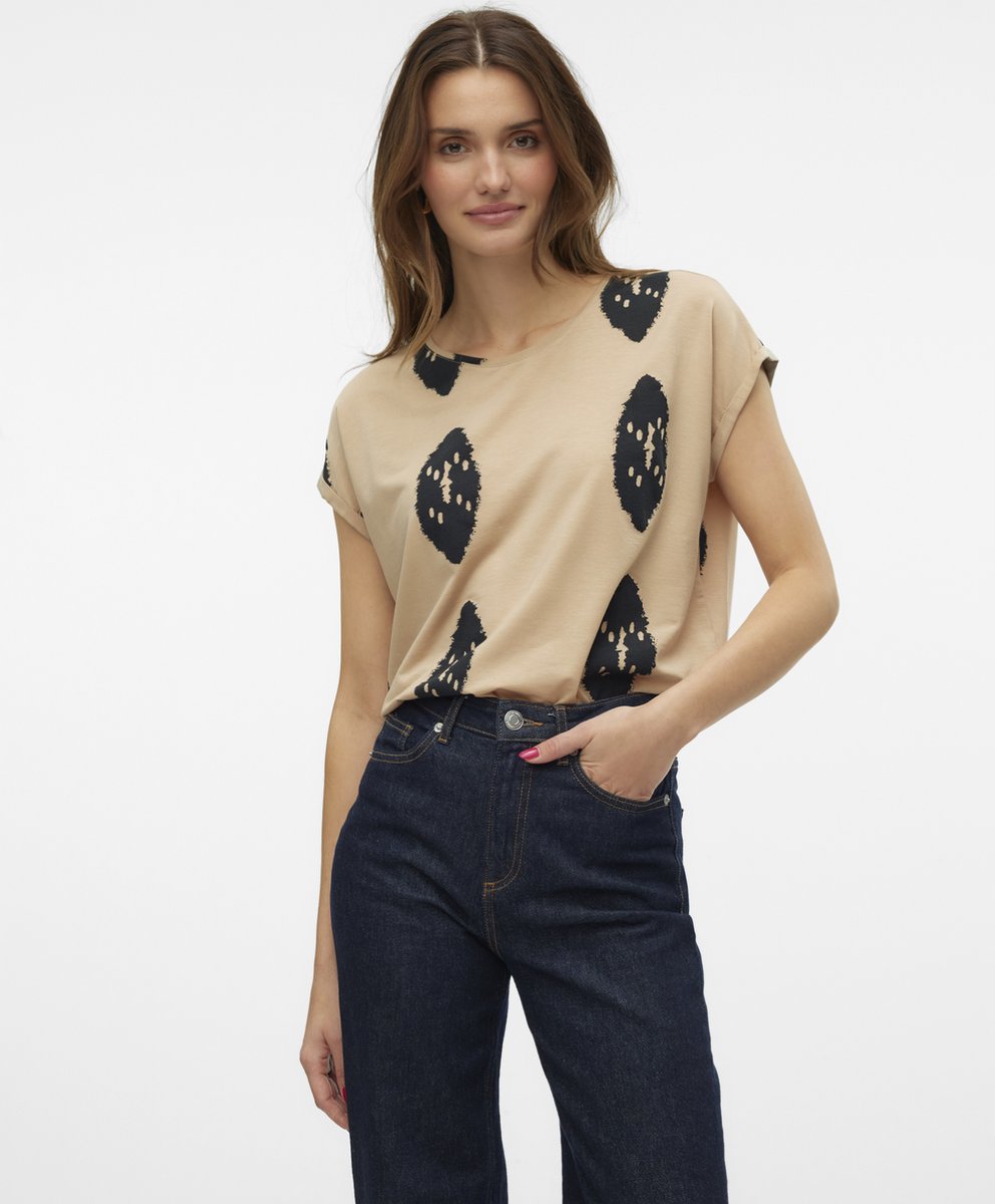 VERO MODA - VMAVA SS TOP MULTI AOP NOOS - Dames - T-shirts