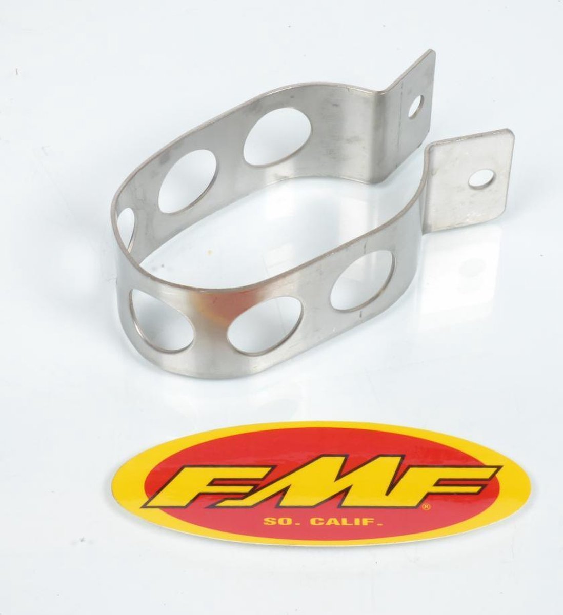 Collier de silencieux de pot d’échappement 2T ovale FMF pour moto cross enduro
