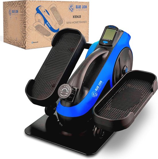 en beentrainer, hometrainer, pedaaltrainer voor thuis (zwart