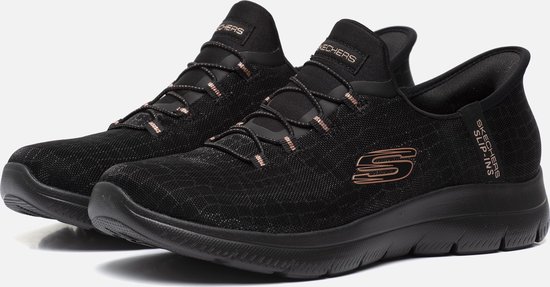 Skechers Slip-Ins Summits Chaussures à enfiler noir - Femme - Taille 38