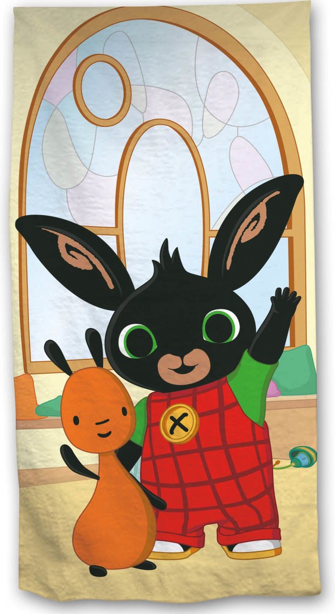 Bing Bunny Strandlaken, Hoppity - 70 x 140 cm - Katoen