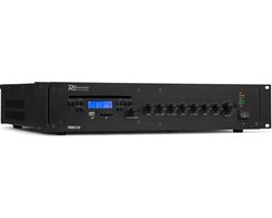 Power Dynamics PRC120 100V versterker met CD speler - Met Bluetooth en mp3 - 120W - 8 Ohm