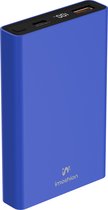 imoshion Mini Powerbank 10000 mAh - Snellader 22.5W - LED indicator - USB C & USB A - Universeel - Blauw