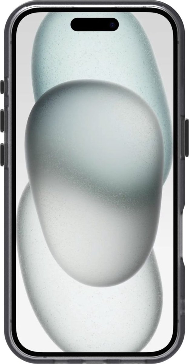 Mobigear Hoesje geschikt voor Apple iPhone 16 Telefoonhoesje Hardcase | Mobigear Crystal Backcover | iPhone 16 Case | Back Cover - Zwart