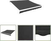 vidaXL Luifeldak - Luifeldoek - Luifeldoek 400x300 cm canvas antraciet - Parasol - Buitendecoratie - Tuindecoratie