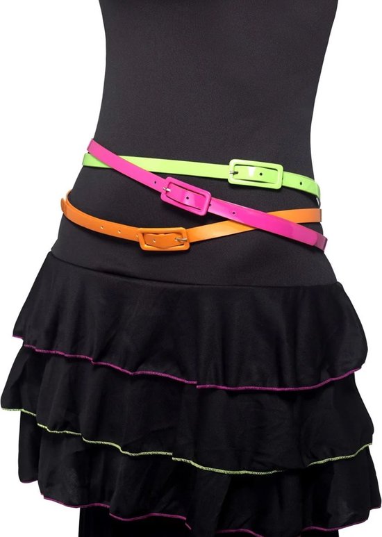Dressing Up & Costumes | Costumes - 80s Pop - Neon Belts