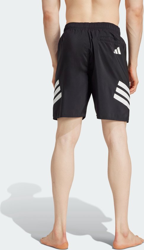 Short de bain adidas Sportswear 3-Stripes 8 pouces - Homme - Zwart- 2XL