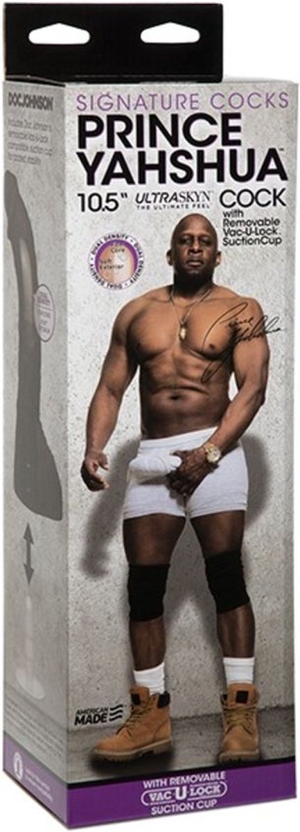 Goedkoopste Doc Johnson Prince Yahshua - Realistische Dildo - 26 cm brown
