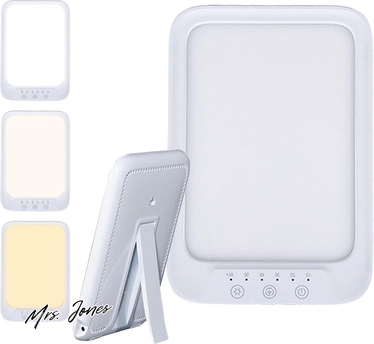 Mrs. Jones Daglichtlamp Daglicht LEDlamp Touch Control Timing Bureaulamp Helderheid Instelbaar UV-Vrije 4300-44100 Lux .