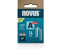 Novus Tools 042-0781 Nieten met fijn draad Type 53 800 stuk(s) Afm. (l x b) 14 mm x 11.3 mm