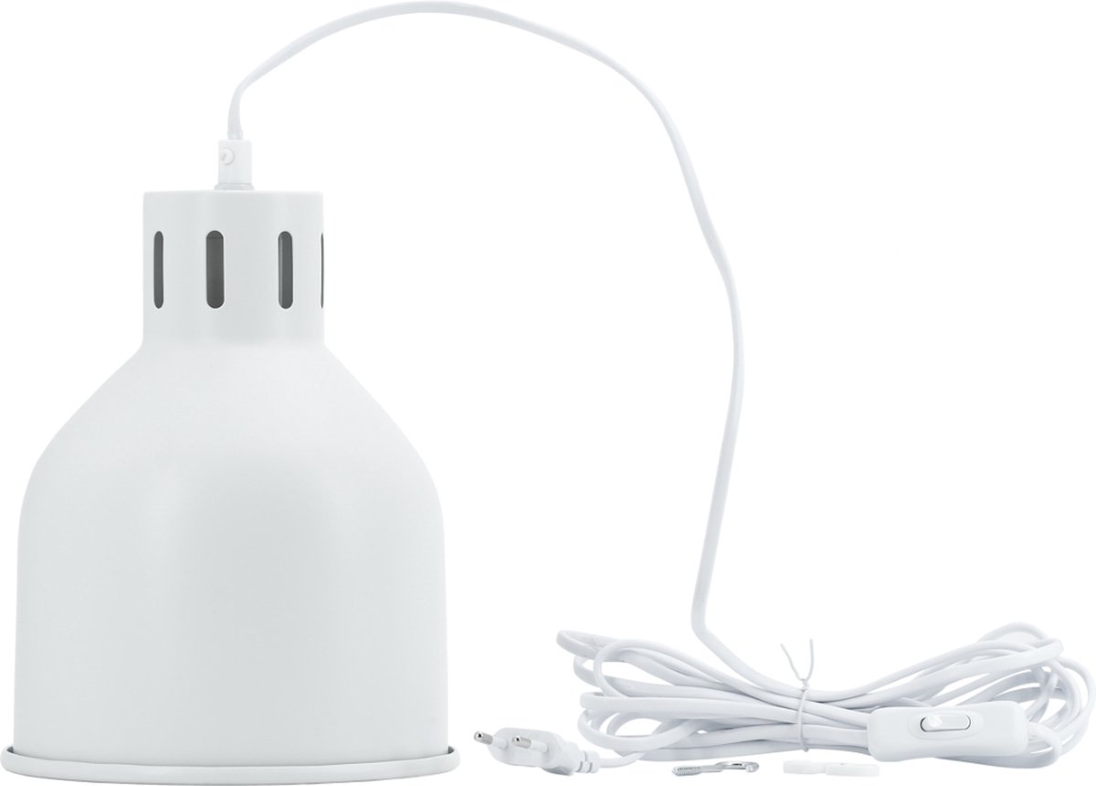 Venso EcoSolutions E27 SAGA lampenkap wit, verbeterde fotosynthese en hogere chlorofylvorming, LED groeilamp, groeilicht voor kamerplanten, groenten, bloemen