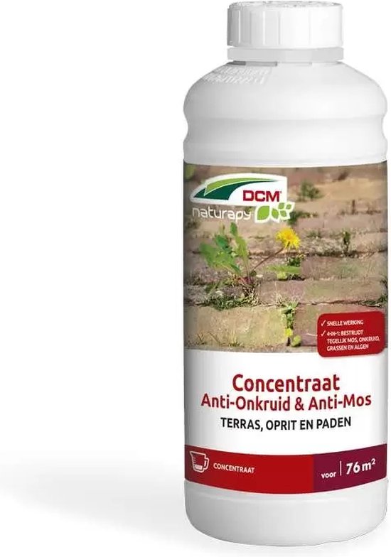 Dcm Naturapy Anti-Onkruid Anti-Mos Terras Concentraat - Algen- Mosbestrijding - 1 l van DCM — afbeelding 4