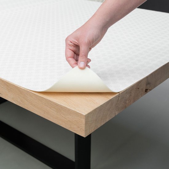 Protège table Mousse PVC 110x230cm - Protège table Lavable - Plastique - Antitache