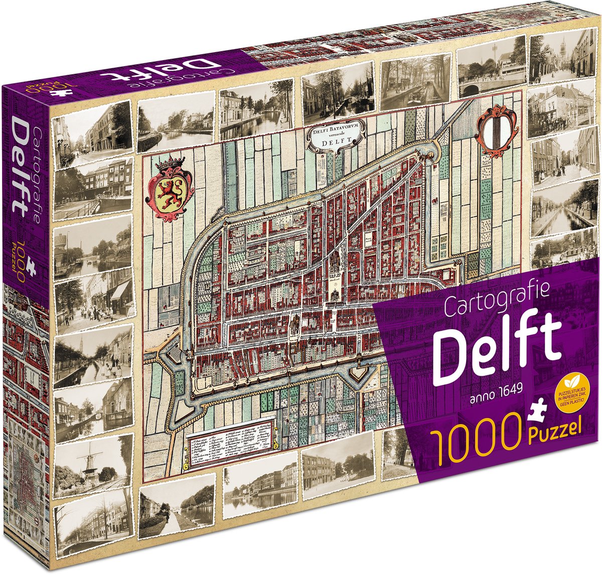 Cartografie Delft (1000) - Tucker's Fun Factory Legpuzzel