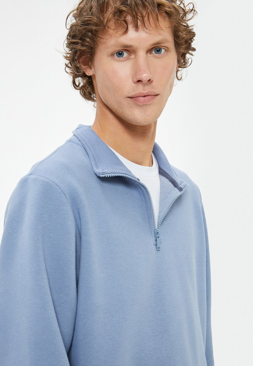 Halve ritssluiting Bci-katoen Sweatshirt