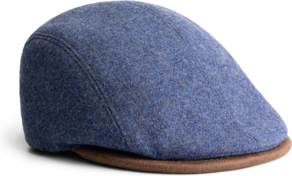 Casquette Plate En Laine Mixte – Unisexe Pour Campagne, équitation, Chasse – Taille S à 3XL, Doublure Matelassée