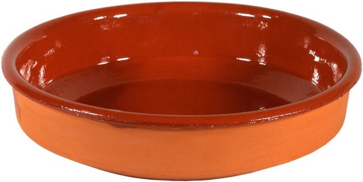 Gerimport Tapas bakjes/schaaltjes - Sevilla - 16 cm - aardewerk - oranje - serveerschaaltje