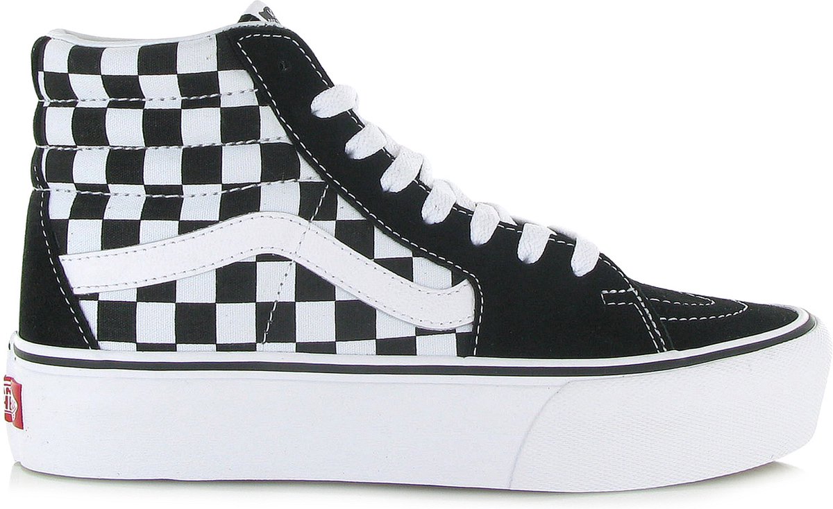 Vans UA SK8-Hi Platform 2.0 Checkerboard dames sneakers – dames schoenen Zwart