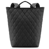 Reisenthel Shopper-Backpack Rugzak/Shopper - 16L - Rhombus Black Zwart