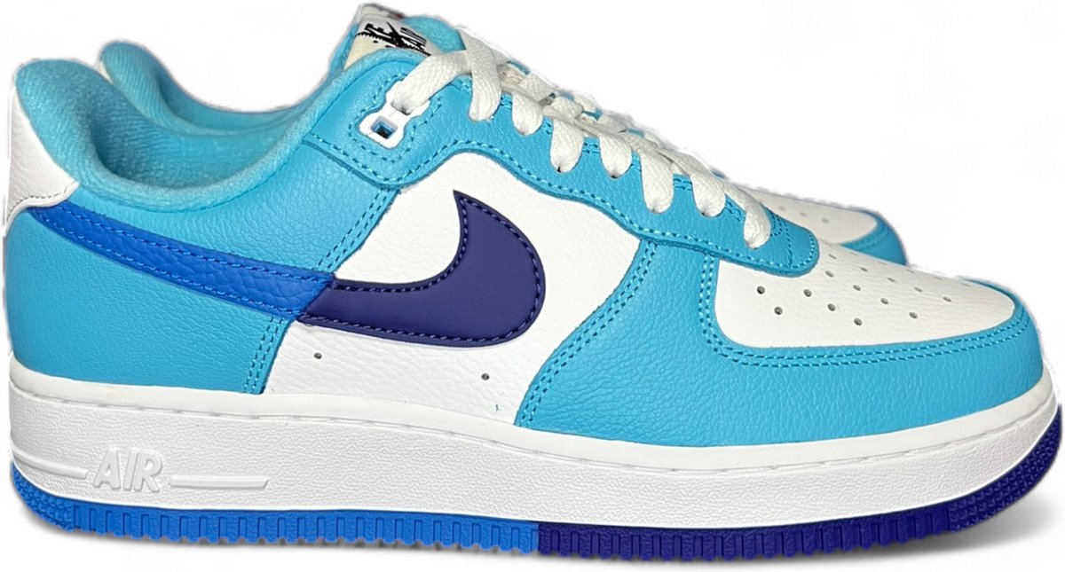 Nike Air Force 1 Low '07 LV8 Split Light Photo Blue Deep Royal DZ2522-100 Sneakers Dames