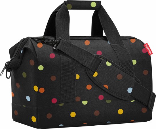 Reisenthel Allrounder M Reistas Sporttas - Polyester - Maat M - 18L - Dots Zwart