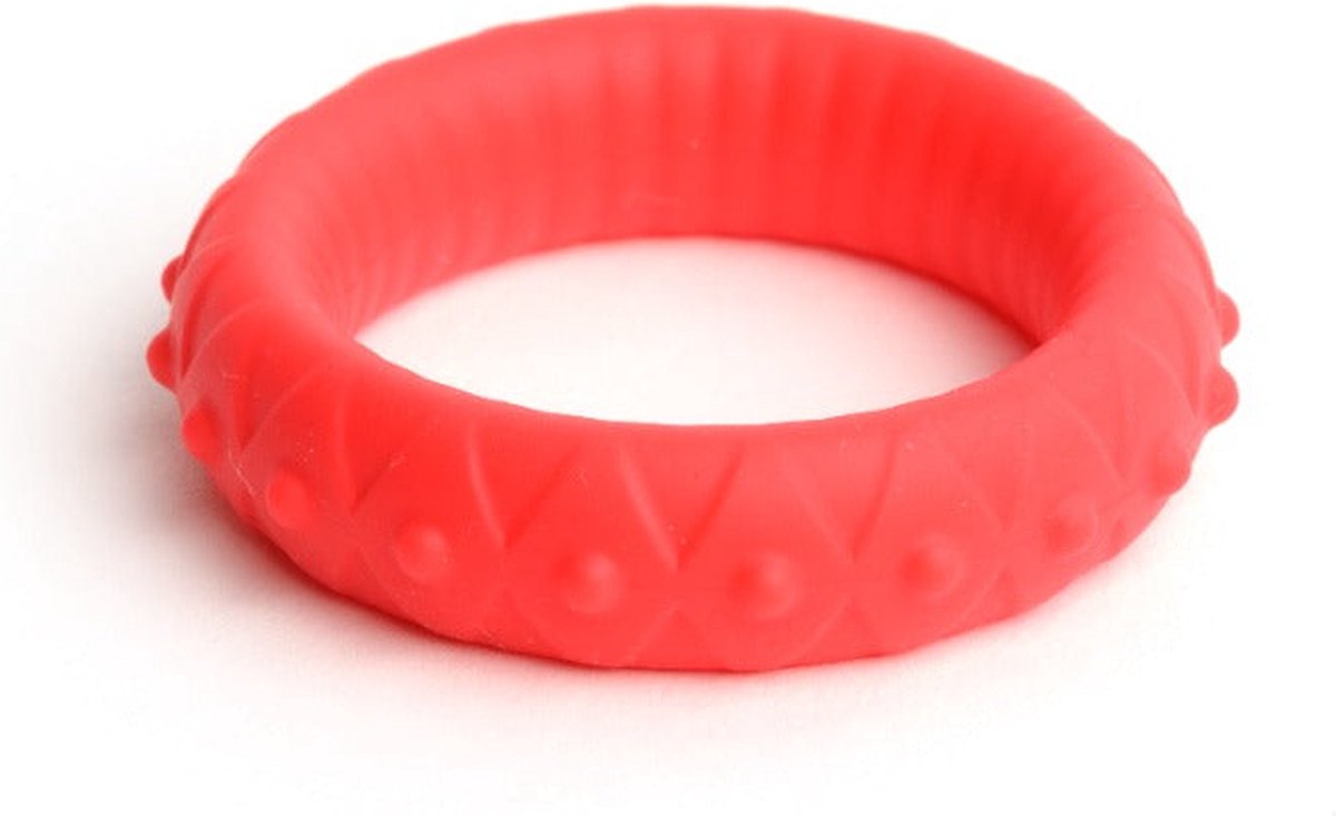 Goedkoopste Sport Fucker - Trailblazer Cockring - Liquid Siliconen - Rood