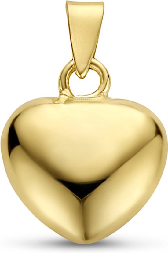 New Bling 9NBG-0449 Pendentif en Or - Femme - Coeur - Charme - 7 mm - 14 Carats - Or