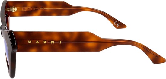 Marni FAIRY POOLS HAVANA BLUE Zonnebril - Dames - Bruin — afbeelding 4