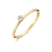 Blush Dames Ring Goud - Goudkleurig - 15.25 mm / maat 48