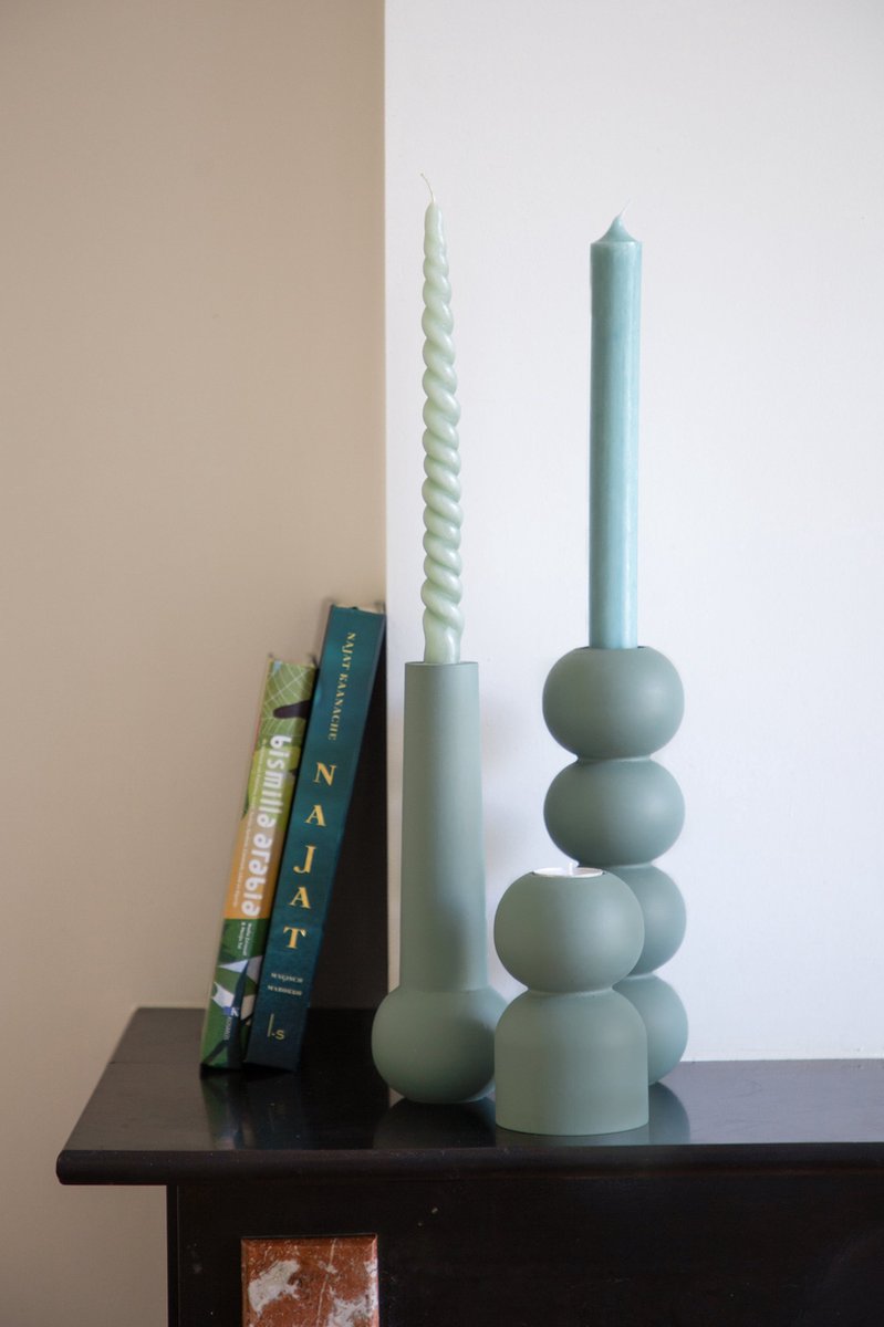 Candleholder stack 2-in-1 - Green