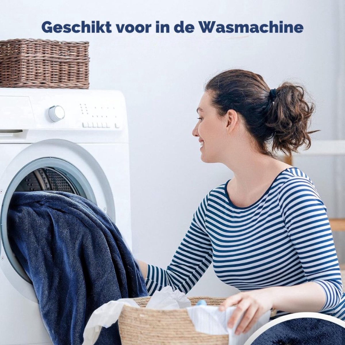 Luxe Warmtedeken – Verwarmde Deken – Elektrisch – Electric Blanket – Heating – Voor op de Bank – Draadloos – Fleece – USB – Stoel – Blauw — cadeau in Wonen & Interieur - foto 6