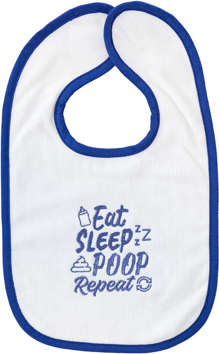 Goedkoopste Slabbetje jongen eat sleep poop repeat