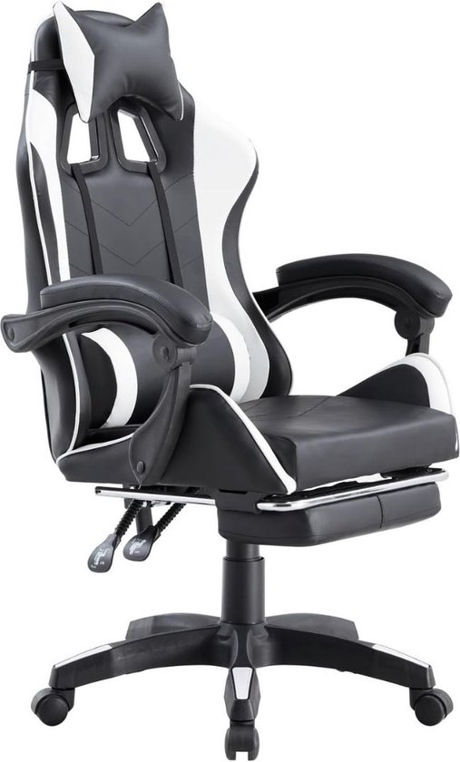 ApexArte® Ergonomische Bureaustoel - Bureaustoelen voor Volwassenen en Kinderen - Gaming Stoel - Chair Kantelbaar - Wit van Merkloos — afbeelding 3