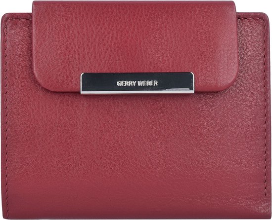 Portefeuille GERRY WEBER Vigo Purse - Cuir De Vache, Couleur Butterum, Anti-RFID, Neuf Avec étiquettes