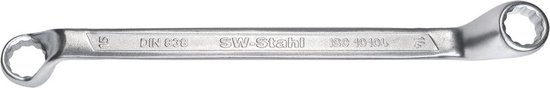 SW-Stahl 01224L Doppelringschlüssel 36 x 41 mm mit tief gekröpften