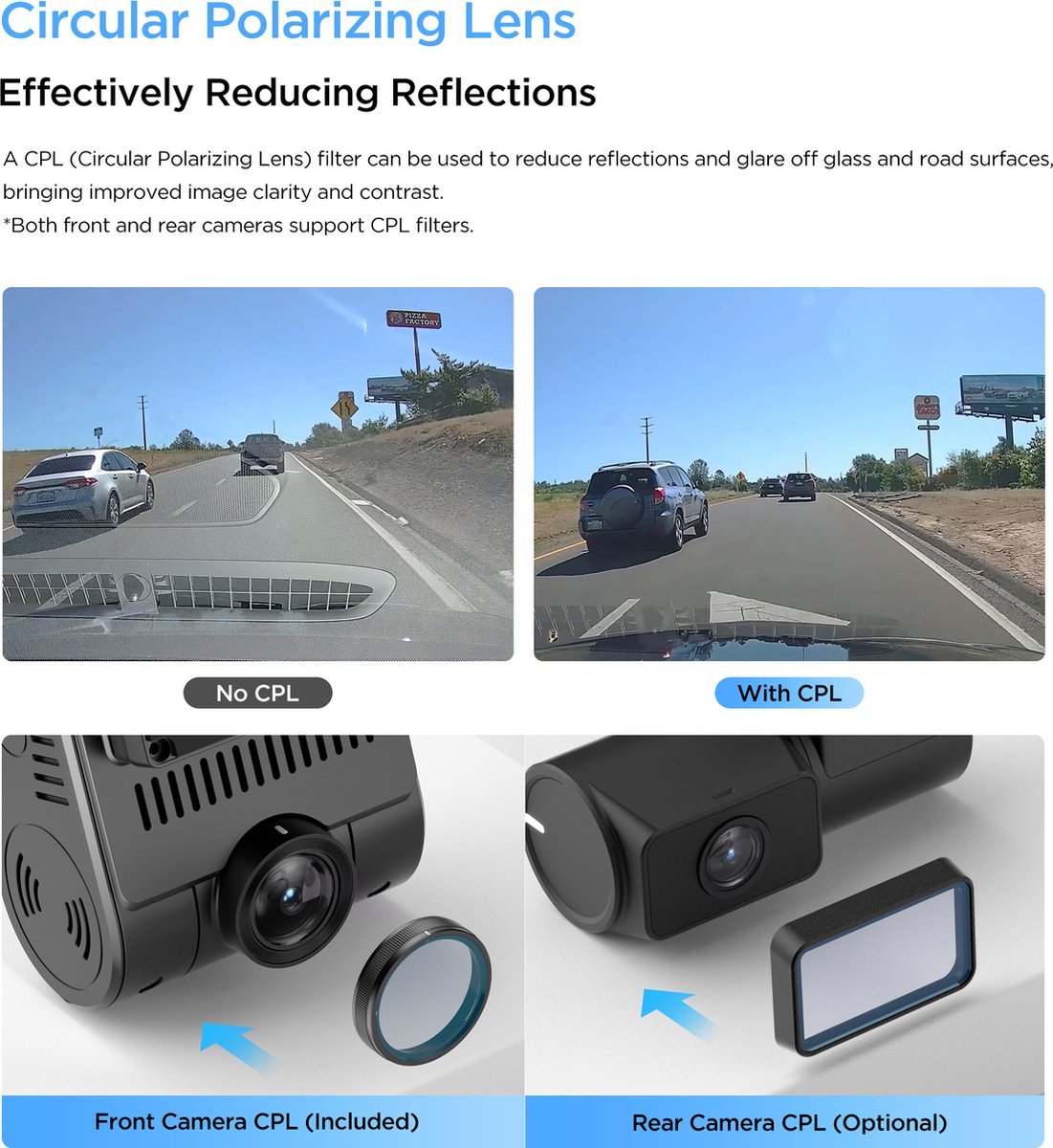 VIOFO A329 2CH - Dashcam - 4K 60 fps thumbnail 3