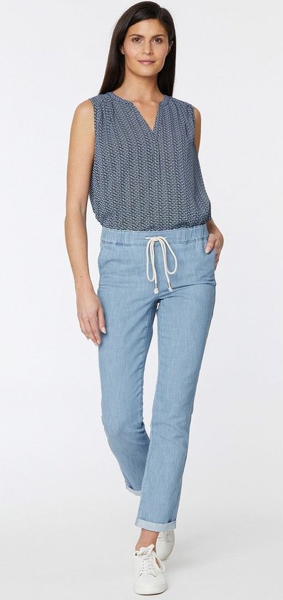 NYDJ Drawstring Slim Jogger Ankle Lichtblauw Chambray bol