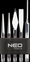 Neo Tools Doorslagenset, 5dlg, Crmo Staal