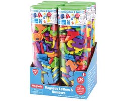 LETTRES MAGNÉTIQUES CHIFFRES 120 PCS 6PCS DISP