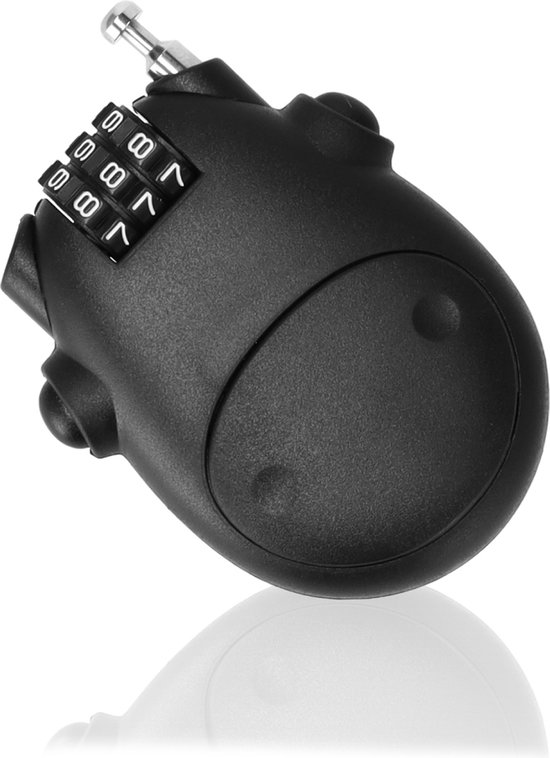 Cijferslot hangslot met code 6 stuks – Weerbestendig fietsslot voor binnen en buiten – Duurzaam staal en kunststof – 8x4.6x1.2 cm veiligheidsslot
