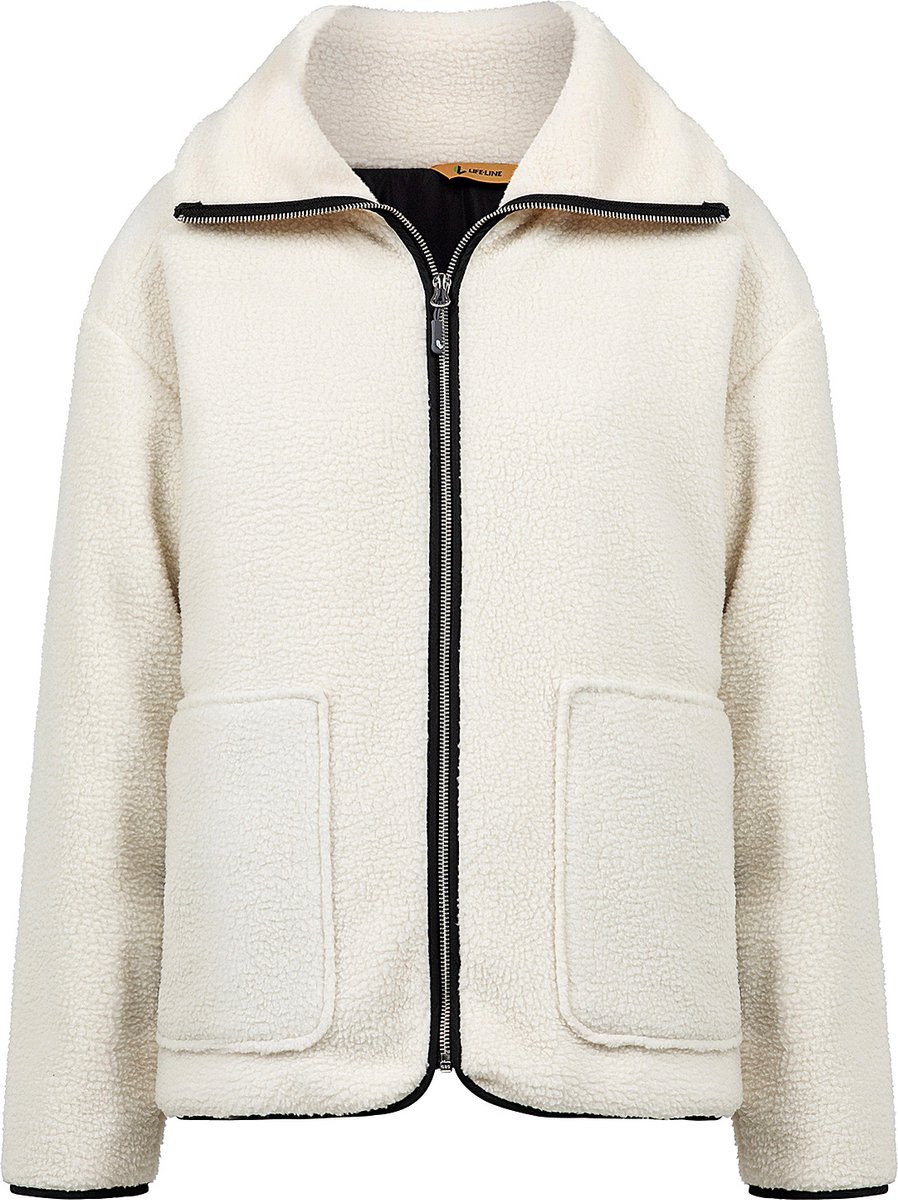 Life Line Vest Sylvia wit sherpa dames - maat 48