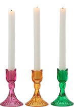 J-Line chandelier Tulipe - verre - mix - 3 pièces