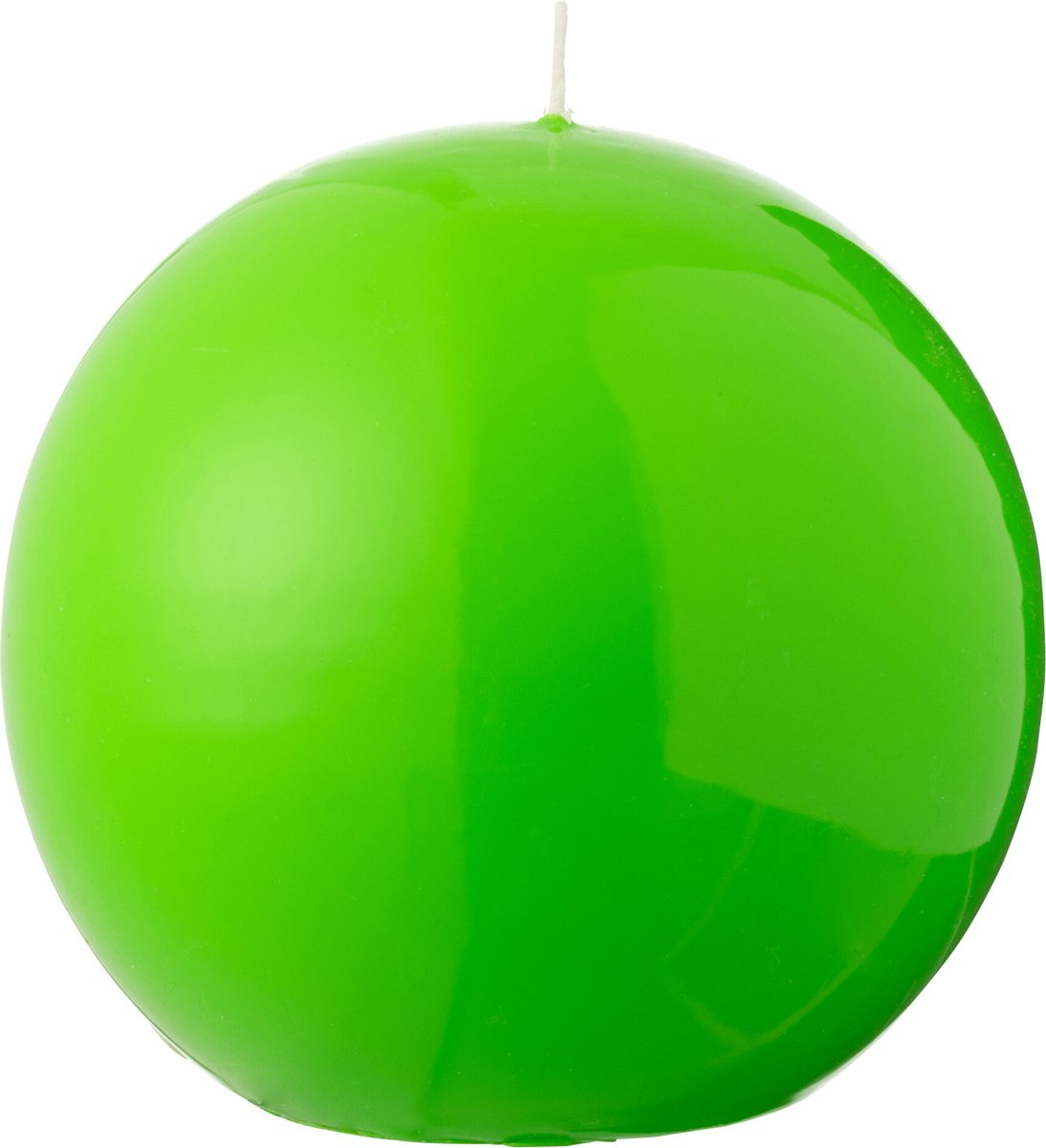 J-Line kaars Bol - fluo groen - 50U