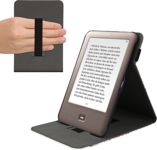 kwmobile Klapphülle kompatibel mit Kobo Clara 2E / Tolino Shine 4 Hülle