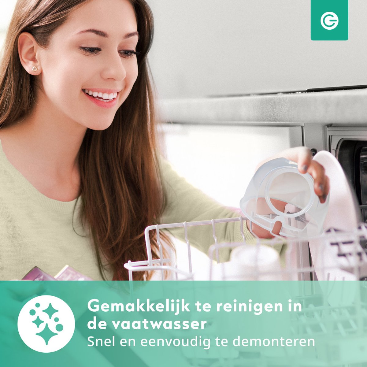 Handsfree Borstkolf 2x Combideal - Elektrisch - Draadloze - 9 Standen - 2 Modes - 3 Maten - Kolfapparaten - BPA-Vrij - Borstvoeding - Baby Spullen - Breast Pump Electric - Met Accessoires Opvangbeker 180ml, BH Gesp - Moedermelk - Wit - Silvergear thumbnail 6