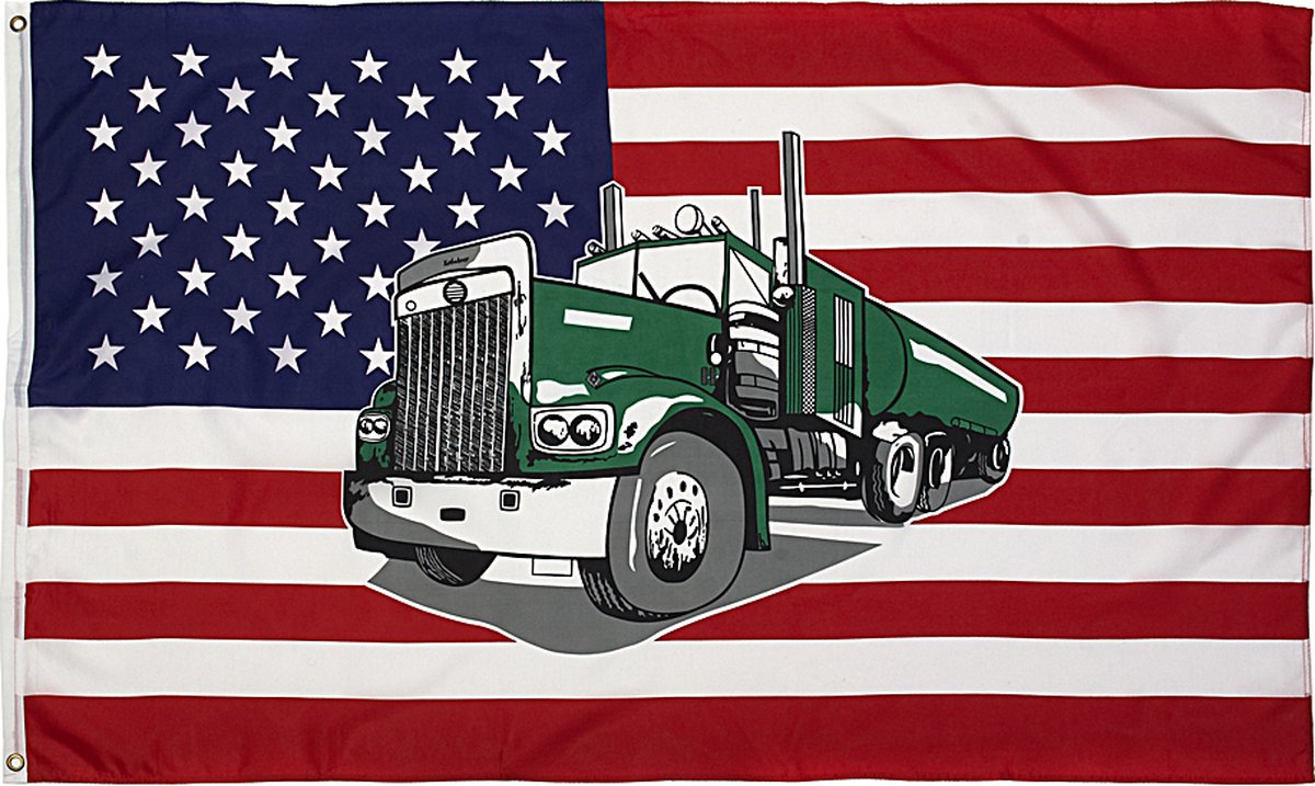 Vlag USA-truck