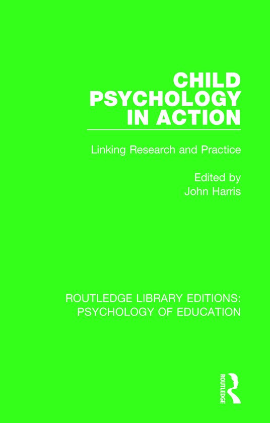 Routledge Library Editions: Psychology of Education- Child P ... - cover