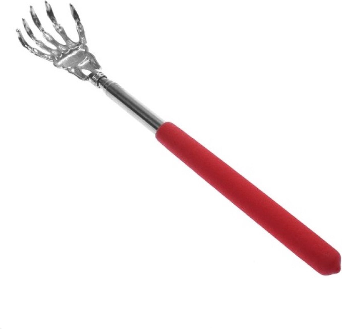 Goedkoopste Scoby - Ruggenkrabber - Uitschuifbare Massagekrabber - Kraaienpoot - Telescopische Krabber - Verstelbaar voor Jeuk - Back Scratcher - Rood